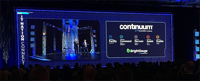 ConnectWise founder Arnie Bellini and CEO Jason Magee announce acquisition of Continuum at IT Nation Connect 2019