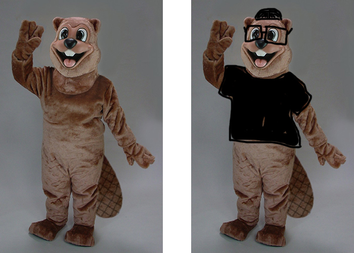 Loggly beaver network admin Halloween costume