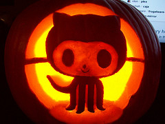 github octocat pumpkin carving tech Halloween