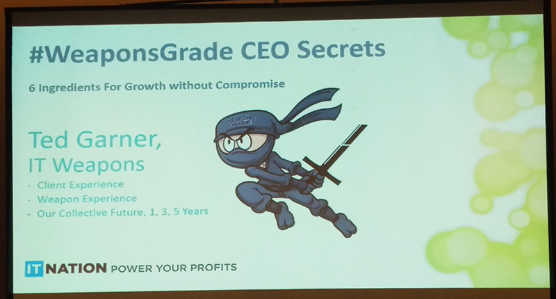 IT Nation 2015 IT Weapons session slide
