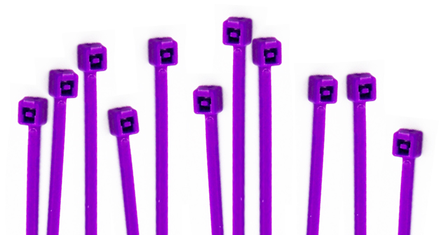 The 12 Days of Networking 11 purple zip ties