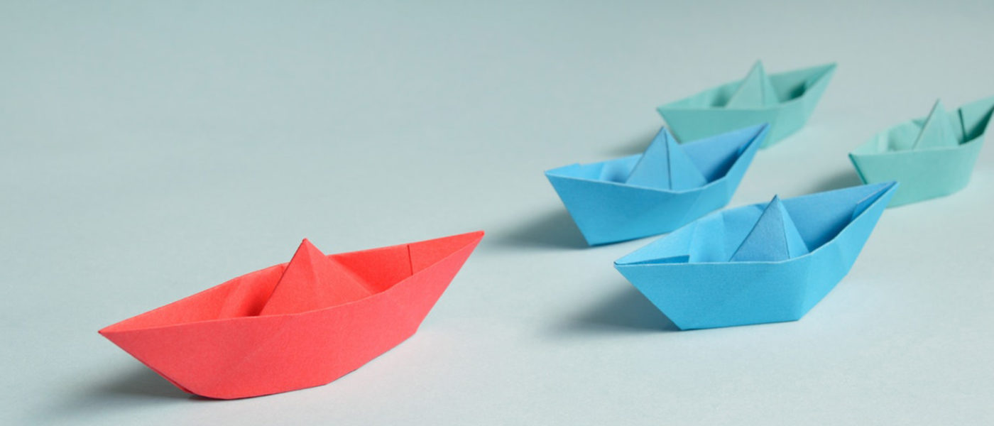 lead by example MSP leadership management paper boats