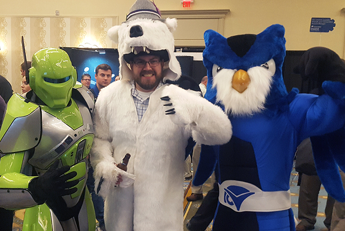 ConnectWise mascots Auvik Nanook AN18 Automation Nation 2018
