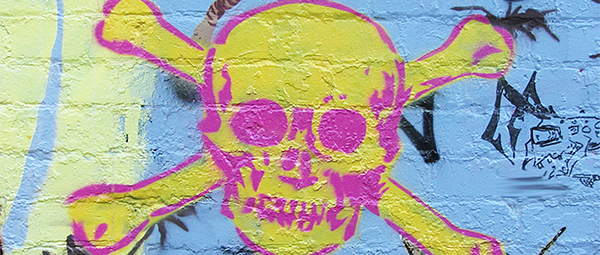 network security protection cybercrime graffiti