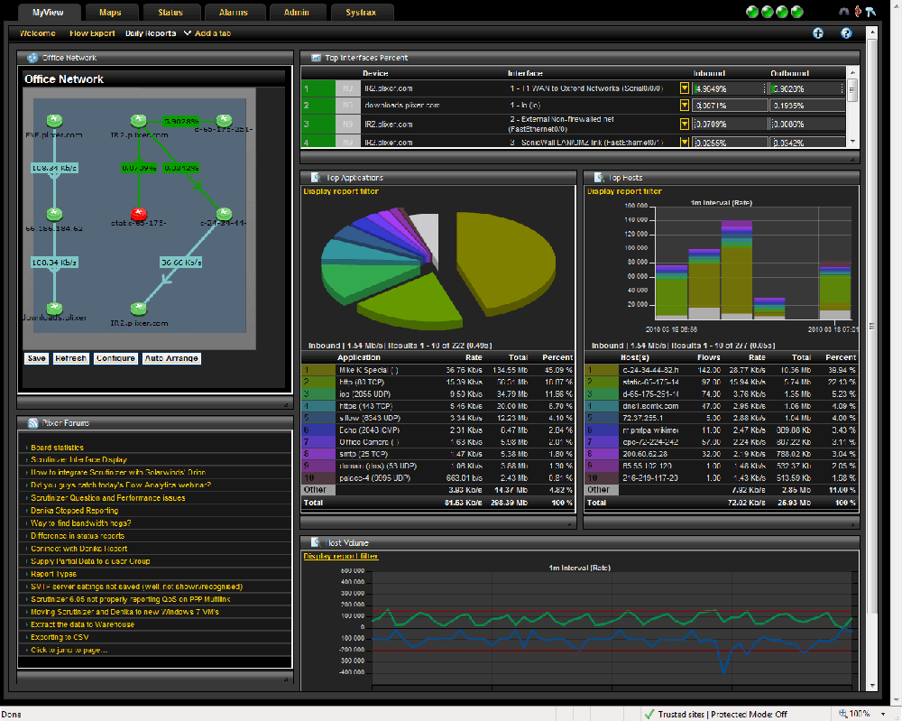 network traffic monitor software screenshot