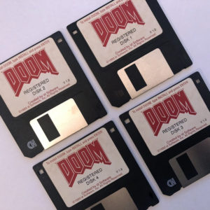 1993 DOOM on 4 installation disks.