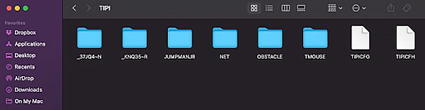 screenshot - using the Raspberry Pi as storage for the TI-99/4a