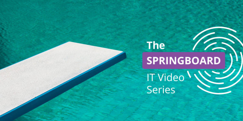 [image] The Springboard Video Series