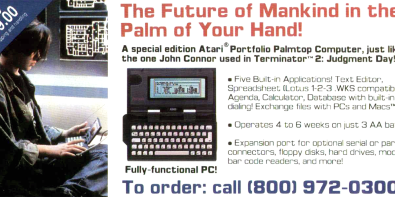 [image] Going Online Like it’s 1989: Using an Atari Portfolio as a Terminal Emulator