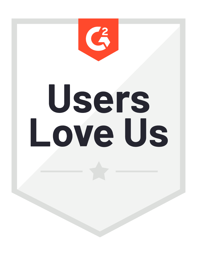 badge - users love us