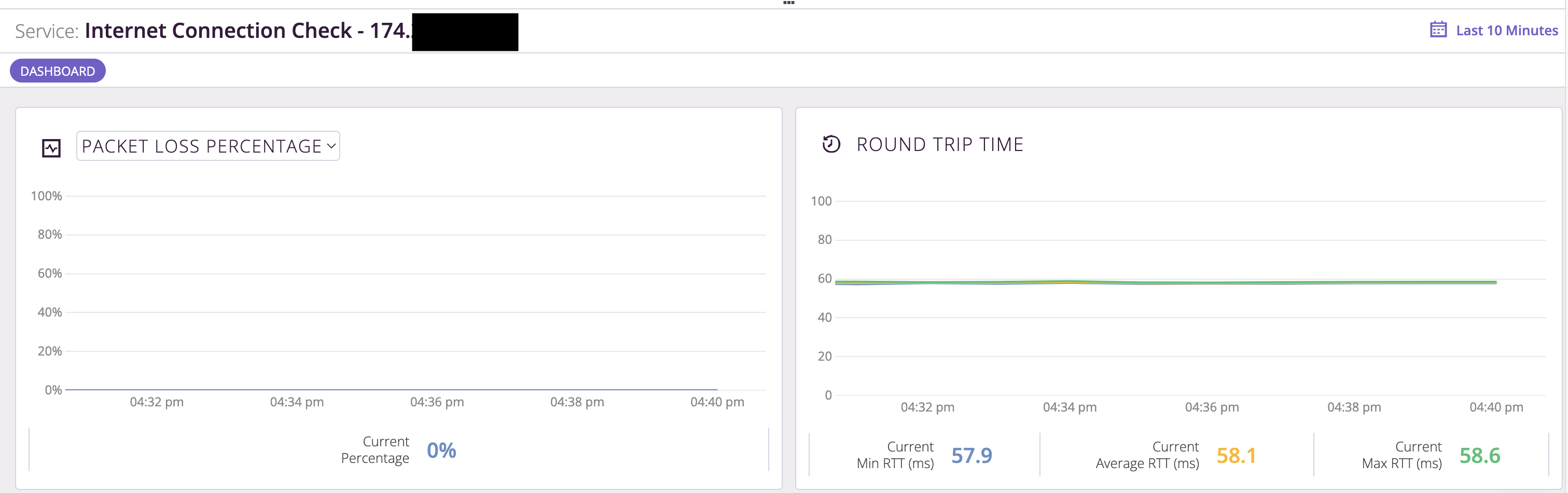 Screenshot of Auvik troubleshooting a network problem 