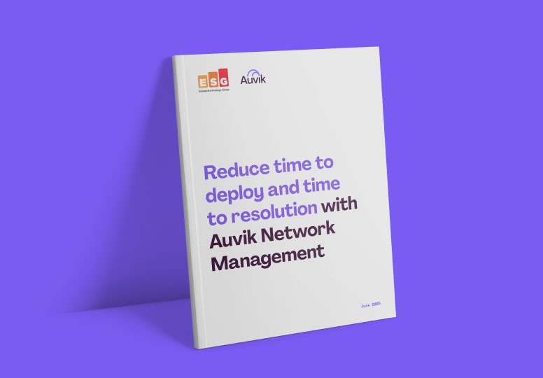 cover - ESG First Look: Auvik Network Management