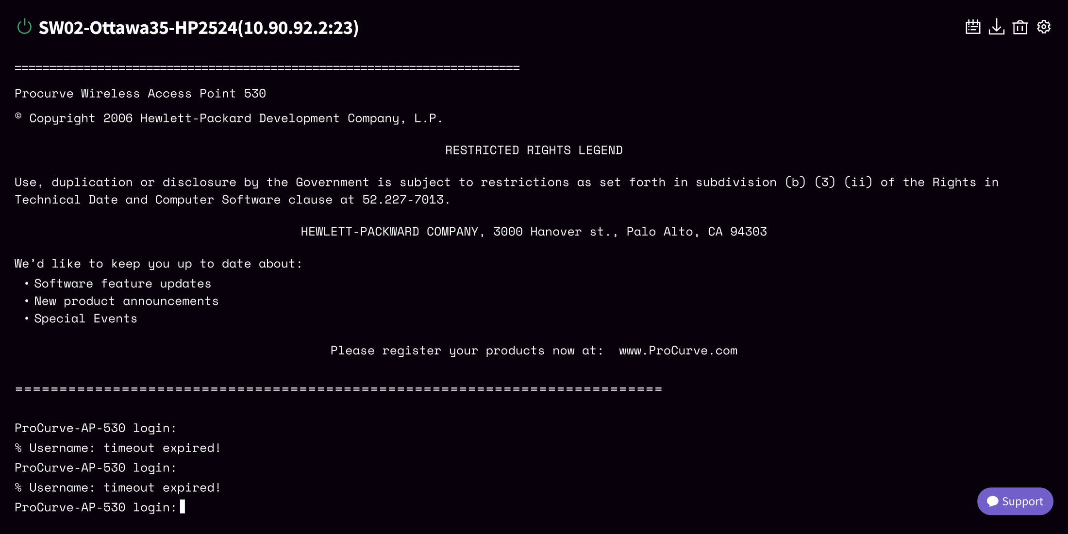 Screenshot - troubleshooting