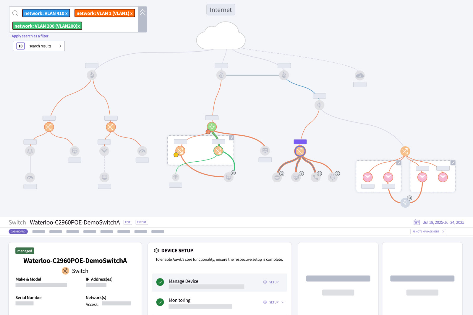 screenshot - network dependency mapping and troubleshooting