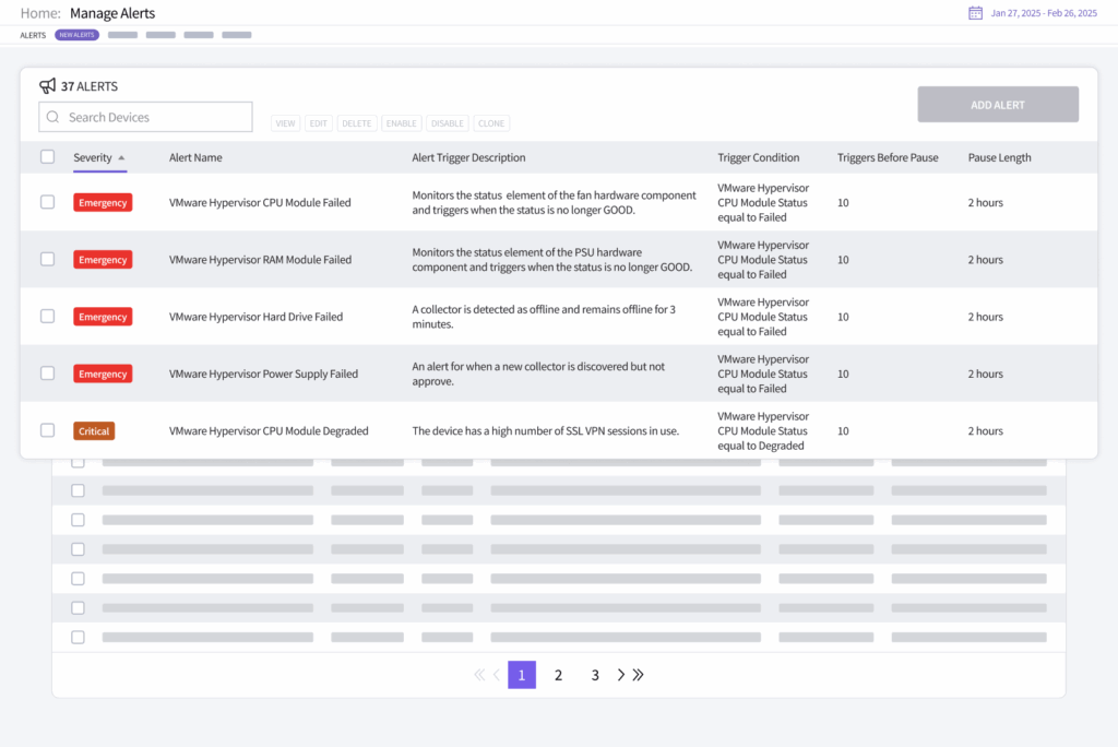 Screenshot - track and control changes to your network inventory