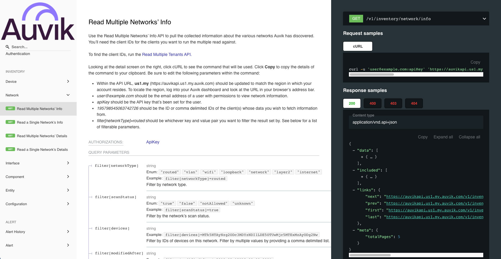screenshot - API-first design to support automated workflows